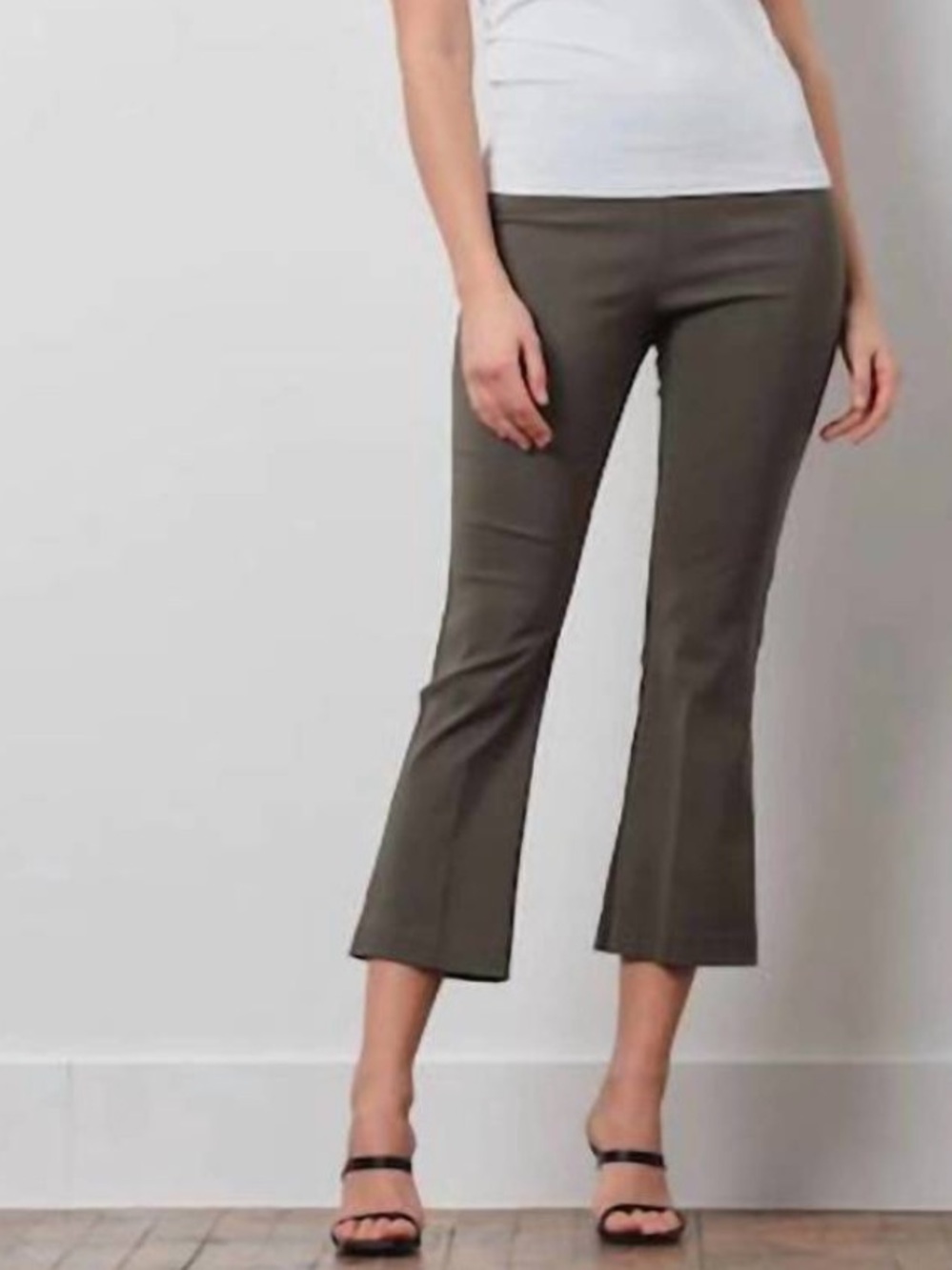 AVENUE MONTAIGNE leo pant in olive Size 4